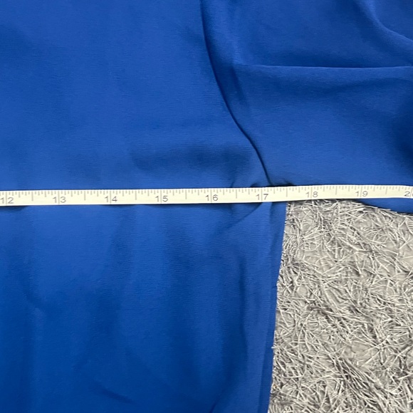 NWT Royal Blue & Black Long Sleeve Blouse! - Picture 12 of 16
